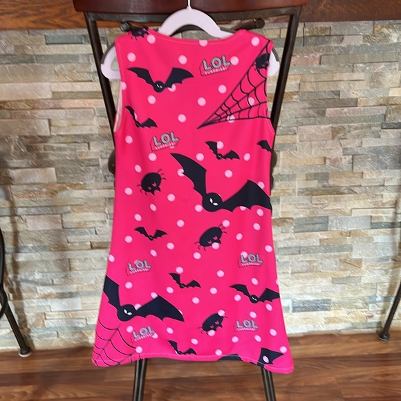 Girls adorable LOL print Halloween dress - Picture 2 of 5